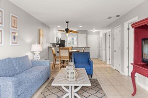 Condo, 2 Bedrooms | Living area | TV