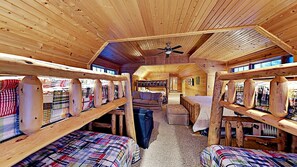 小屋, 多張床, 廚房 | 1 間臥室、免費無線上網、床單