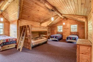 Cabin, Multiple Beds, Kitchen | 6 bedrooms, bed sheets