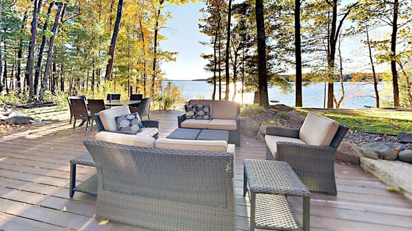 Cabin, Multiple Beds, Kitchen | Outdoor dining