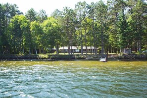 Property grounds - George's Lakeside Haven on Lac Courte Oreilles (Stone Lake)