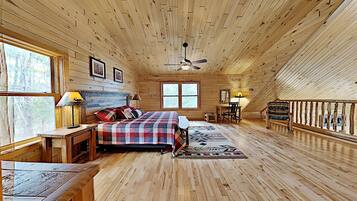 Cabin, Berbilang Katil, Kitchen | 4 bilik tidur, Wi-fi percuma, cadar katil