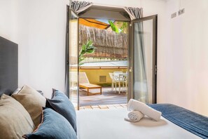 3 slaapkamers, een bureau, een strijkplank/strijkijzer, wifi