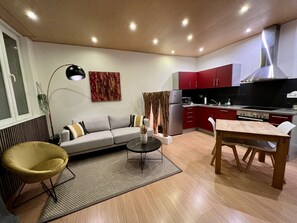 Living area - Charming little Loft Mulhouse center (Mulhouse)