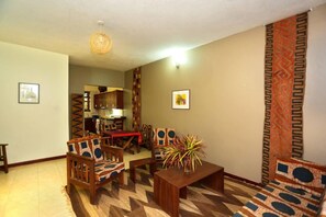 Cottage | Woonkamer | Een open haard