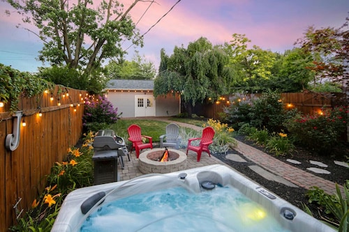 Charming 3BR w/ Hot Tub + Garden | Near OSU + More