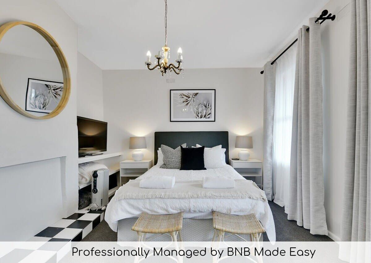 2 bedrooms, iron/ironing board, travel crib, WiFi