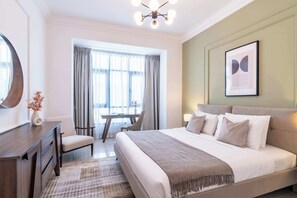 1 bedroom, desk, iron/ironing board, WiFi