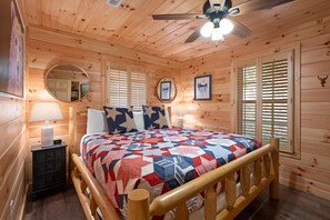 2 bedrooms, in-room safe, iron/ironing board, travel crib