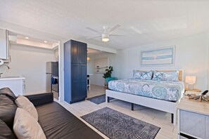 Desk, iron/ironing board, travel crib, WiFi