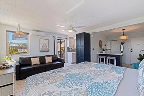 Desk, iron/ironing board, travel crib, WiFi