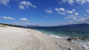 Vlak bij het strand