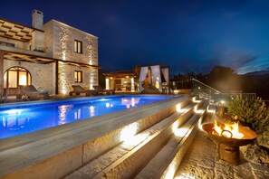 Outdoor pool - Stunning Views Stone Villa | Stoneville (Prines)