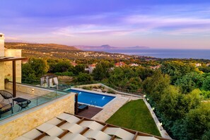Outdoor pool - Stunning Views Stone Villa | Stoneville (Prines)