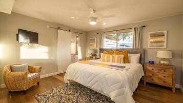 4 dormitoris, escriptori i planxa i posts de planxar