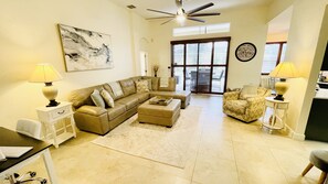 Smart TV, fireplace, video games, foosball