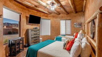 1 bedroom, travel cot, free WiFi, bed sheets