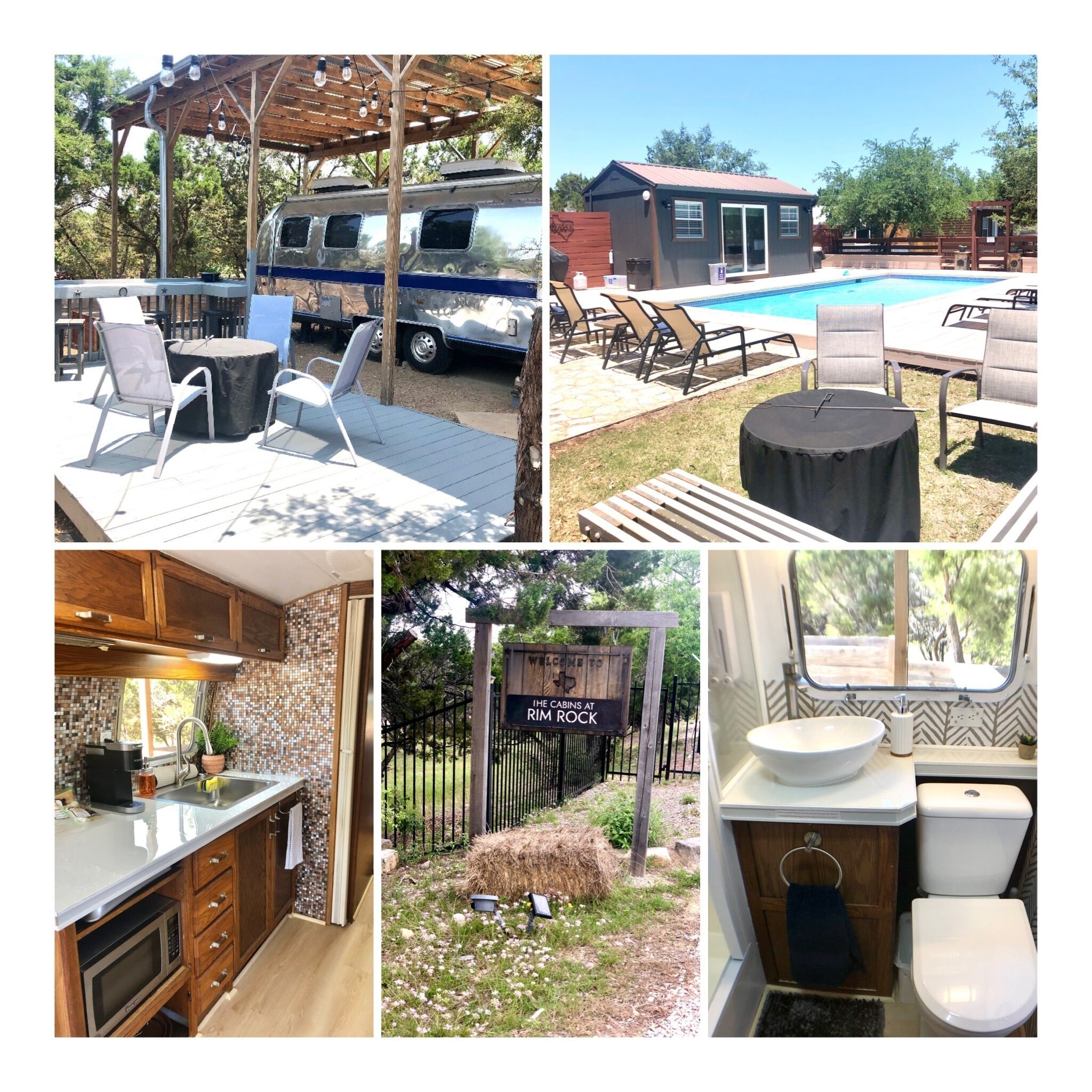 “Steel Magnolia” airstream in gated resort & pool!