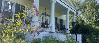 Gorgeous 1838 Greek Revival home in historic Seneca Lake with with lake  access.