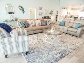 Ferienhaus, 4 Schlafzimmer | Wohnzimmer