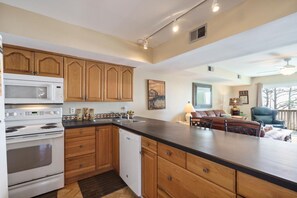 Condo, 2 Bedrooms | Private kitchen - 037 Sandcastle 6D by ACP (Dauphin Island)