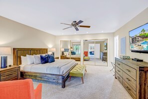 3 bedrooms, iron/ironing board, free internet, bed sheets