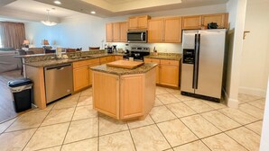 Condo, 3 Bedrooms | Private kitchen - 306 Holiday Isle 306 by ACP (Dauphin Island)