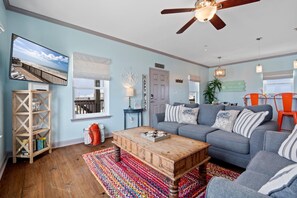 Ferienhaus, 3 Schlafzimmer | Wohnzimmer