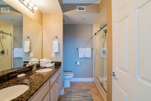 Condo, 2 Bedrooms | Bathroom | Towels - Crystal Tower 902 (Gulf Shores)