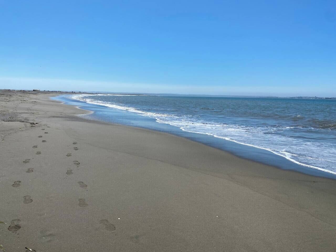 On the beach