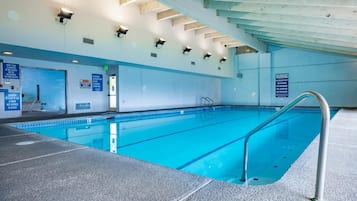 Indoor pool, a heated pool