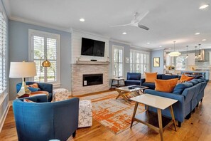 TV - Coastal Elegance: Retreat Two Blocks from the Sand (Rehoboth Beach)