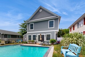 Pool - Dog-friendly, 2-story home near beach with private outdoor pool, W/D & AC (Rehoboth Beach)