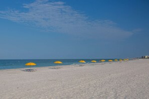Beach nearby, beach towels, motor boating, fishing