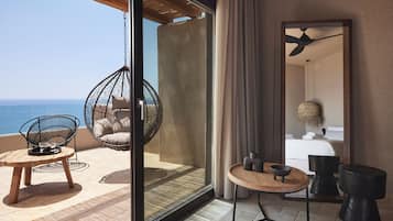 Junior Suite, Sea View | Terrace/patio