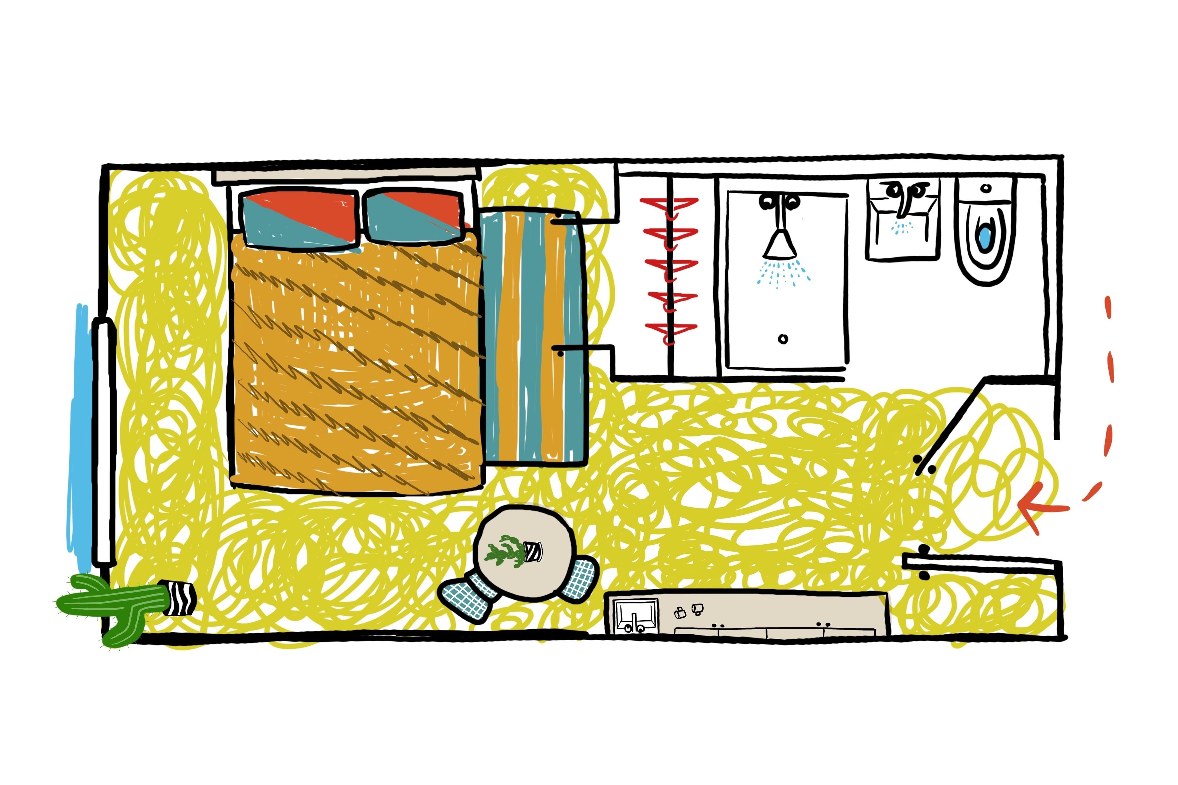 room, 1 queen bed (niche) | egyptian cotton sheets, premium bedding, minibar, in-room safe