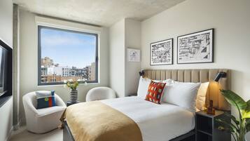 Draps en coton égyptien, literie de qualité supérieure, minibar