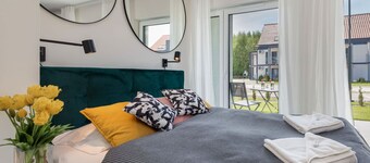 Zaciszna 11 Niechorze | Modern Studio Near the Beach | Terrace