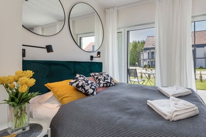 Modern Studio | Terrace, Parking, 280 m to the Beach