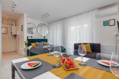 Zaciszna 11 Niechorze | Modern Studio Near the Beach | Terrace