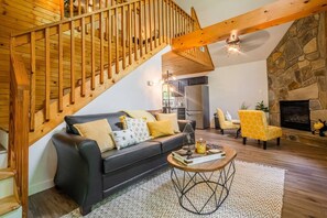 TV connectée, cheminée