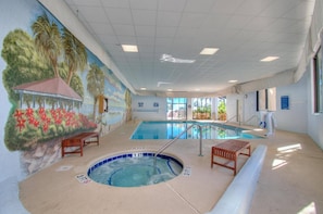 Indoor pool, outdoor pool
