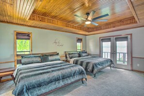 5 chambres, fer et planche à repasser, accès Internet, draps fournis