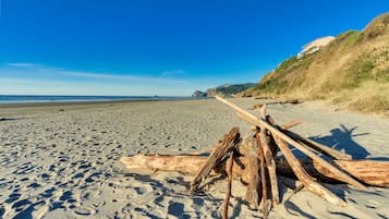 Vlak bij het strand
