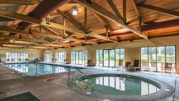 Indoor pool, a heated pool
