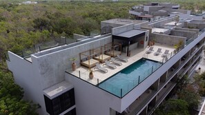 Alberca al aire libre 