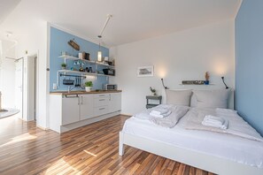 1 makuuhuone, silitysrauta/-lauta, Wi-Fi, vuodevaatteet