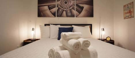 4 bedrooms, iron/ironing board, travel crib, free WiFi