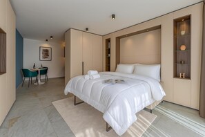 Laptopgeeigneter Arbeitsplatz, Bügeleisen/Bügelbrett, kostenloses WLAN