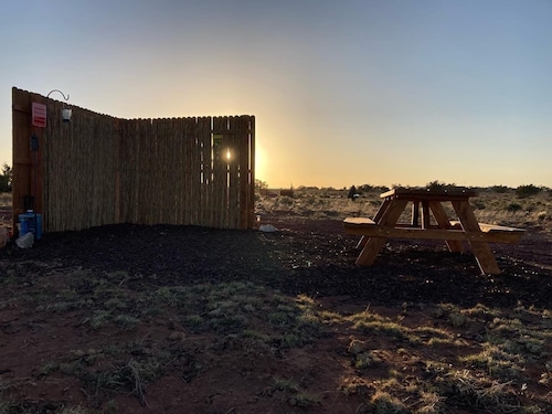 Off-grid dry-camping site near Grand Canyon